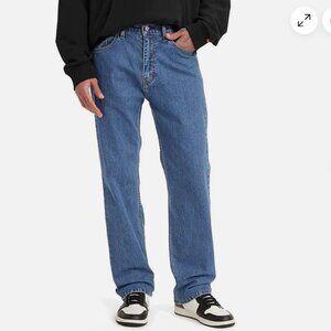 Levi's 505 Mens Jeans 36x31 Stretch Regular Fit Blue Medium Wash NWT MSRP $65